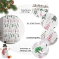 thumbnail image 2 of Pink Green Christmas Tree Shower Curtains for Bathroom, Waterproof Fabric Bath Curtains Decor, Bath Tub Curtain Winter Xmas Pine Trees Holiday Decorative Shower Curtain Sets with 12 Hooks, 72x72 Inch, 2 of 8