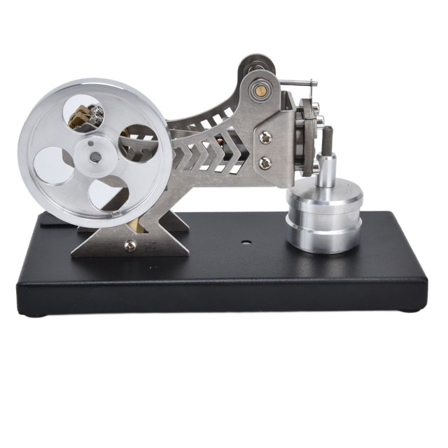 Engine Model, Durable Mini Motor Model Aluminum Construction Classical For Mechanics Learning For Science Project