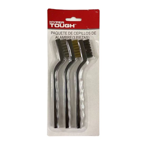 Set Cepillos de Alambre Hyper Tough 3 Piezas