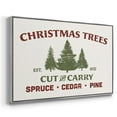 thumbnail image 3 of Christmas Farm Sign I - Framed Gallery Wrapped Holiday Canvas - 25 x 37 - Silver Frame, 3 of 8
