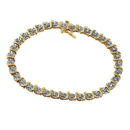 Foreli 0.52CTW Diamond 10k Yellow Gold Bracelet