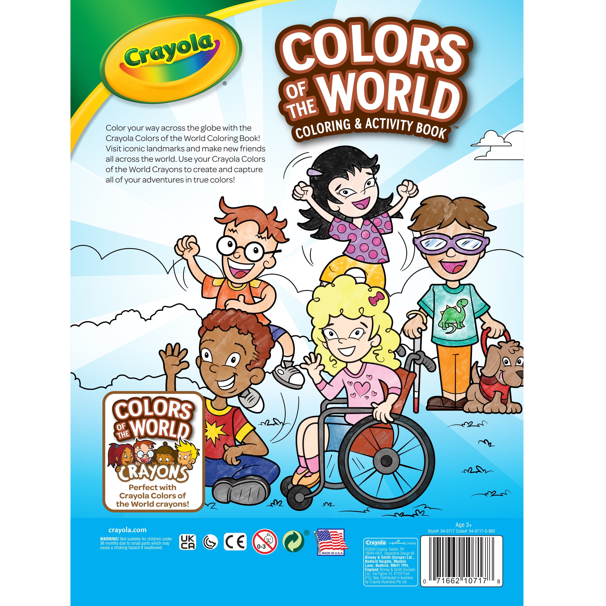 Colors of the World Coloring and Activity Book - Crayola - MiJa Books