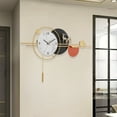 thumbnail image 3 of 90*50cm Large Wall Clocks for Living Room Decorative, Modern Silent Wall Clock for Living Rooms, Bedrooms, Sitting Rooms, 3 of 13