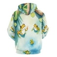 thumbnail image 4 of Frog in The Pond Hoodies Oversized Hoodie Women Long Sleeve Casual Sweatshirts, 4 of 5