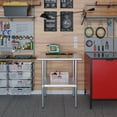 thumbnail image 5 of AmGood 24 in. x 30 in. Stainless Steel Table | Metal Utility Kitchen Prep Work Table | NSF, 5 of 9