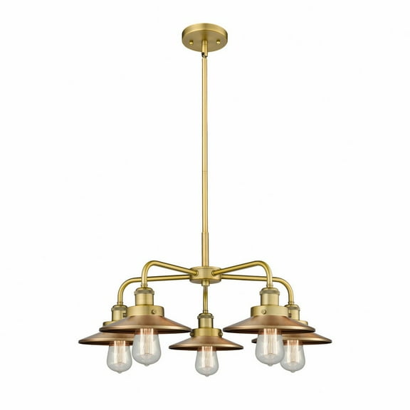 Innovations Lighting - Ballston Urban - 5 Light Stem Hung Chandelier In