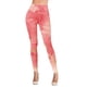 thumbnail image 3 of Gibobby Pantimedias yoga Dama Leggings con estampado moda para mujer Leggings elásticos pantalones casuales botas pantalones（Rojo， XL), 3 of 5