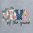thumbnail image 2 of For the Love of the Game Sports Unisex Graphic Hoodie Sweatshirt, Heather Grey, Medium, 2 of 5