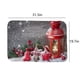 thumbnail image 3 of pstuiky Falda para árbol de Navidad de 48 pulgadas con copos de nieve de invierno adornos rojos para árbol de Navidad Halloween falda de reno suave para árbol de Navidad., 3 of 7