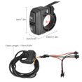 thumbnail image 2 of Electric Bicycle Multifunctional Switch Combo: Integrated Headlight & Horn Control for Outdoor Riding, Model A/B Optional, Nylon Construction, 170cm Cable, 2cm Hole Diameter, 4.8x4x2cm Size -, 2 of 6