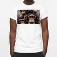 thumbnail image 3 of Monkey Men's Classic White 100% Cotton T-Shirt | Soft & Comfortable Tee for Everyday Wear | Short Sleeve Shirt for Men | Casual Crew Neck Top, 3 of 5