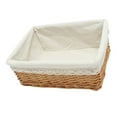 thumbnail image 4 of Boîte de Rangement Rectangulaire Multifonctionnelle pour Bureau Panier de Rangement Tissé à la Main pour Vêtements Conteneur S/M/L, 4 of 6