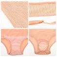 thumbnail image 3 of Pantalones fisiológicos reutilizables y lavables para perros con correa ajustable, pequeños y medianos, gatos S, color naranja, 3 of 7