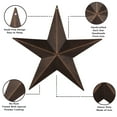 thumbnail image 4 of "Yebei 12"" Rustic Metal Barn Star Wall Decor for Outdoor Decoration, Porch, and Vintage Texas Style", 4 of 7
