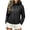 A Black, variant on Heated Jackets for Women Long Sleeve Zip Up Quilted Hooded Jacket 21 Heating Zones 4 Control USB Charging Winter Outdoor Warm Outwear