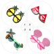 thumbnail image 2 of 4 gafas de sol tropicales hawaianas divertidas para fiestas luau., 2 of 7