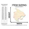 thumbnail image 2 of Unfinished Wood Wildcat Mascot Shape 42" / 1/2", 2 of 3