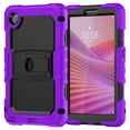 thumbnail image 2 of XYX For Lenovo Tab One 8.7 inch/Tab K9 2025 Case, 3in1 Heavy Duty Shockproof Tablet Case with Stand, Shoulder Strap, Purple, 2 of 7