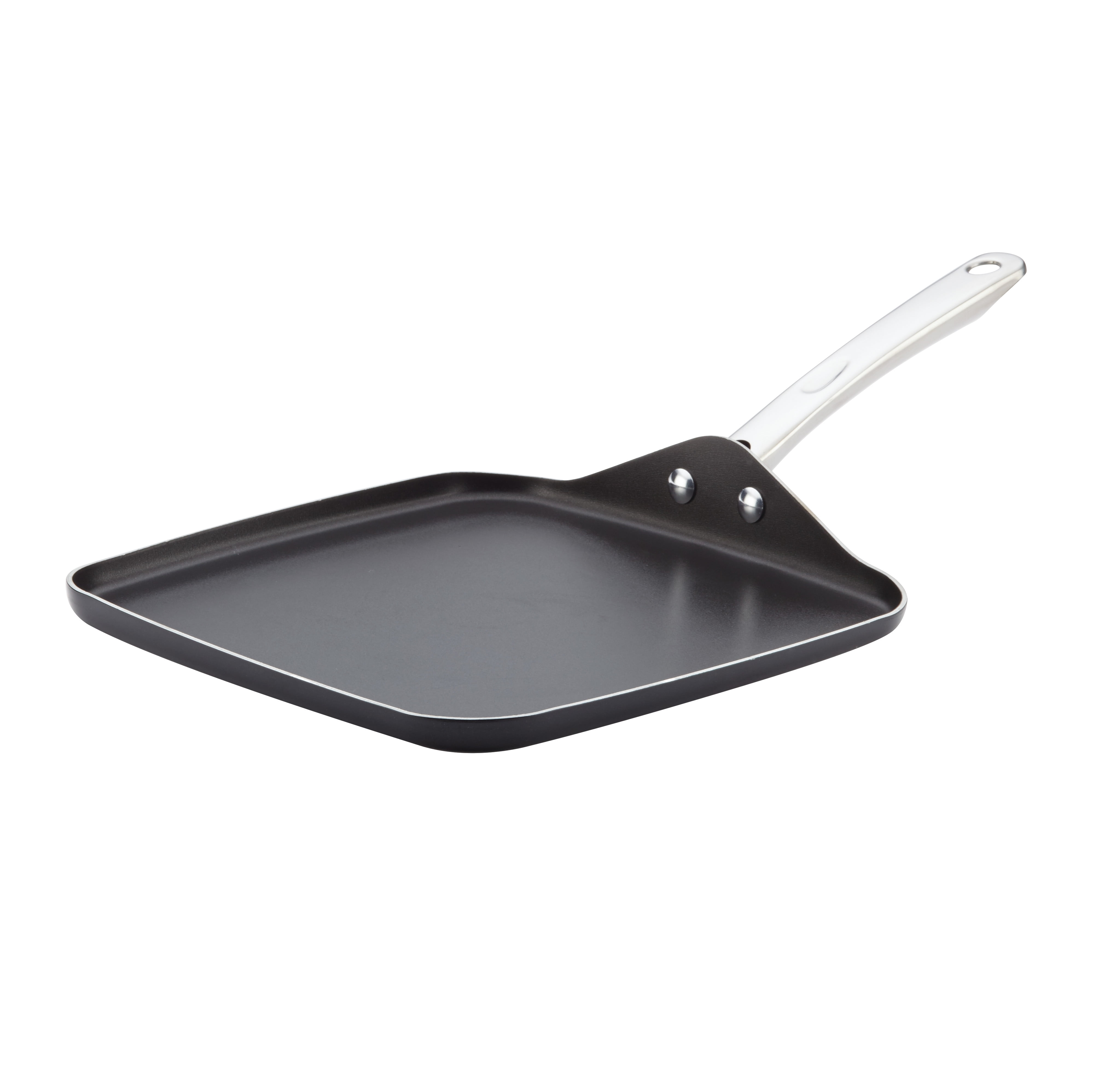 Farberware 11Inch Buena Cocina Aluminum NonStick Black Square Griddle