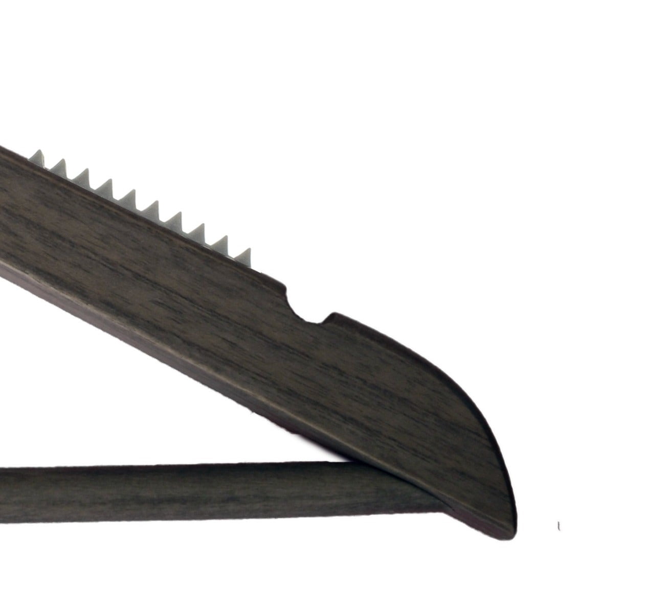 Wooden Suit Hangers - NAHANCO Line - 17" Greywash - Home Use
