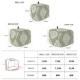 thumbnail image 6 of Toaster Cover 4 Slice, Baroque Sage Green Dustproof Bakeware Oven Protector with Top Hook, Vintage Damask Classic Floral Waterproof Small Kitchen Appliance Toasters Dust Cover, 12"x11"x8", 6 of 9
