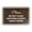 Brown, variant on Classic Framed Please do not flush anything except toilet paper Sign (Walnut) - Medium