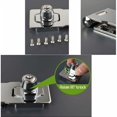 thumbnail image 3 of EcoNesxp Boîte de Rangement pour Meubles 65mm Verrou de Porte en Métal Matériel Chromé pour Verrouillage de Porte de Cabane 65mm Verrou de Porte en Métal, 3 of 5