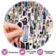 thumbnail image 2 of Pegatinas de moda, pegatinas de moda para vestir a mujeres, utilizadas para cortar y pegar, planificación de álbumes de fotos, diario, manualidades de bricolaje, teléfonos móviles,, 2 of 7
