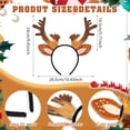 thumbnail image 7 of VETPW 5 Piece Reindeer Costume Adult,Tutu Skirt with Reindeer Antlers Headband Tails Face Temporary Tattoos Deer Fancy Dress Halloween Christmas Costume Cosplay Outfits for Women Party Costume, 7 of 7