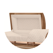 Titan Casket, Era Series Stainless Steel Funeral Casket in Copper
