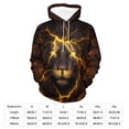 thumbnail image 7 of LAOLIUSN Lion Hoodie Animal 3D Pattern Sweatshirt Hooded Pullover with Pocket S-4XL, 7 of 7