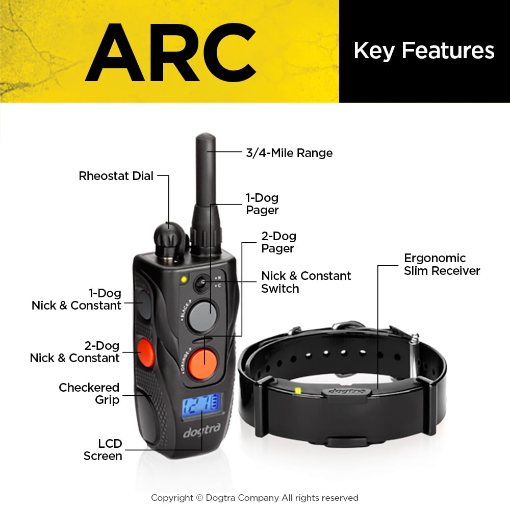 Dogtra Advanced Tech Training Electronic Collar and Remote for Dogs 15+ Pounds