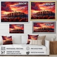 thumbnail image 4 of Designart "Alhambra s Last Light Sunset View I" Landscapes Canvas Art Print, 4 of 5