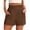 Brown #024, variant on Shorts for Women Summer Casual Elastic High Waisted Wide Leg Cute Dressy 2026 Vacation Beach Clothes, M