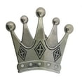 thumbnail image 1 of Crown Belt Buckle Brushed Metal Western Cowgirl Gothic Tattoo Emperor Princess, 1 of 2