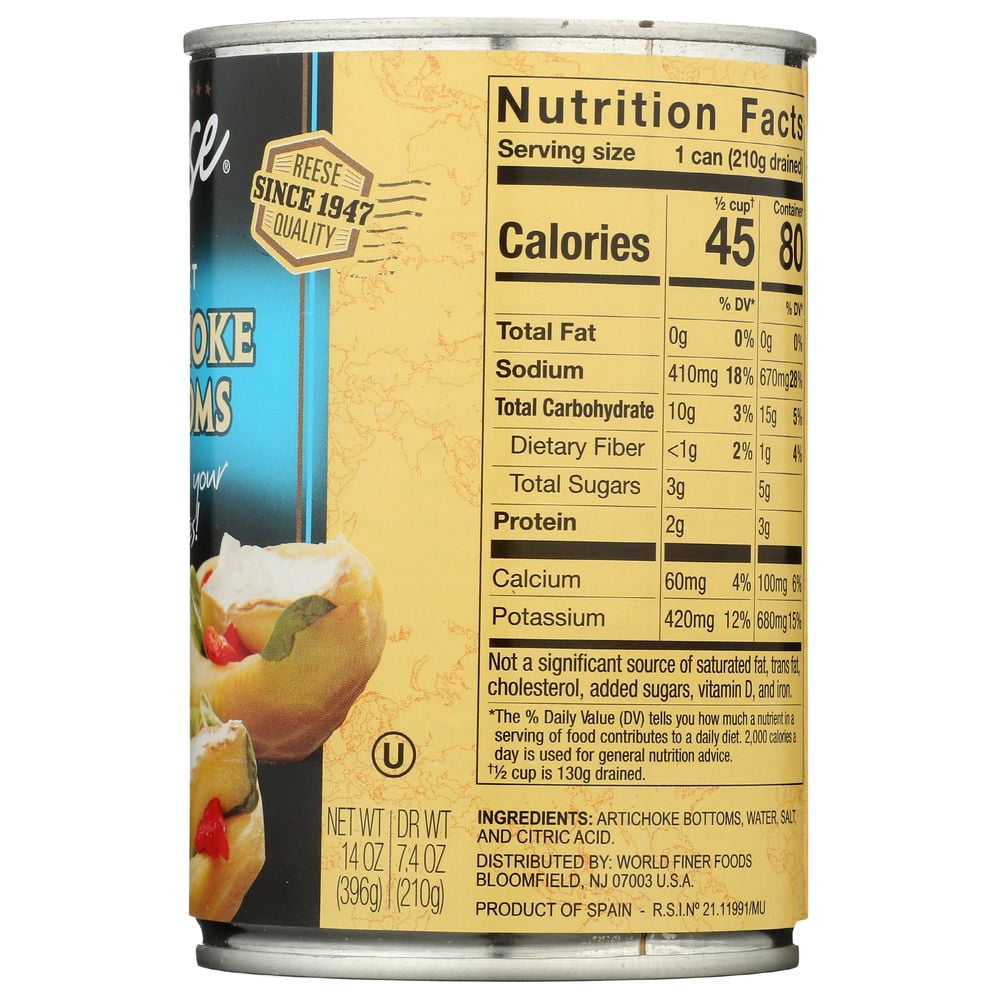 Reese Artichoke Bottom, 14 Ounce -- 12 per Case.