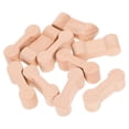 thumbnail image 1 of MLINS 20pcs Wooden Dog Bone Track Connector Wooden Train Connector Pieces Train Track Adapter Connector, 1 of 7