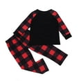 UPPADA Christmas Pajamas For Family 2024 Matching Pjs Set Xmas Tree Red