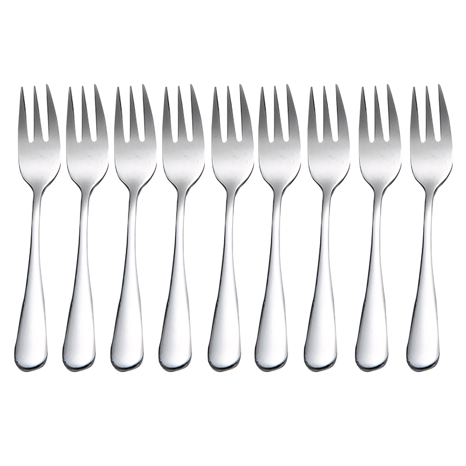 8 x Pastry Cake Forks Stainless Steel Dessert Fork Dining Cutlery New 