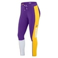 thumbnail image 2 of Women's WEAR by Erin Andrews Purple/Gold Minnesota Vikings Color-Block Leggings, 2 of 6