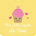 thumbnail image 4 of Inktastic 2nd Birthday Cupcake Girls Cute Girls Baby Bib, 4 of 4