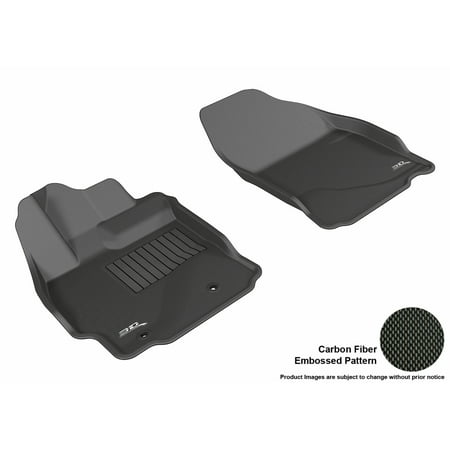 3D MAXpider 2014-2016 Scion tC Front Row All Weather Floor Liners in Black with Carbon Fiber