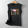 thumbnail image 5 of Usmixi Tank Tops Mom Life Letter Graphics Round Neck Sleeveless T Shirts for Women Mother's Day Fashion Loose Breathable Vest Blouses Black M Clothes, 5 of 5
