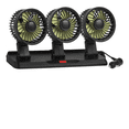 thumbnail image 2 of Ventilador Three Auto Coche Portátil Potente 3 Velocidade12v Xtellar negro, 2 of 3