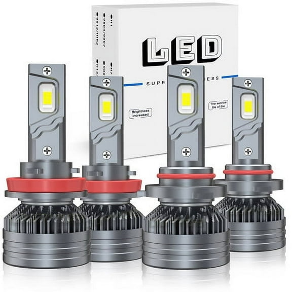 H11 9005 Headlights COMBO LED Bulbs High Low Beam for 2006-2015 Lexus IS250