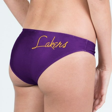 Miss Fanatic Los Angeles Lakers Women's Solid Bathing Suit Bottoms - Purple