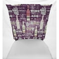 thumbnail image 2 of Beer or Wine Dining Room Chair Back Covers or Seat Covers by Penny's Needful Things (Both Chair Back & Seat Cover) (19 W x 14 H CHAIR BACK) (Purple Wine), 2 of 4