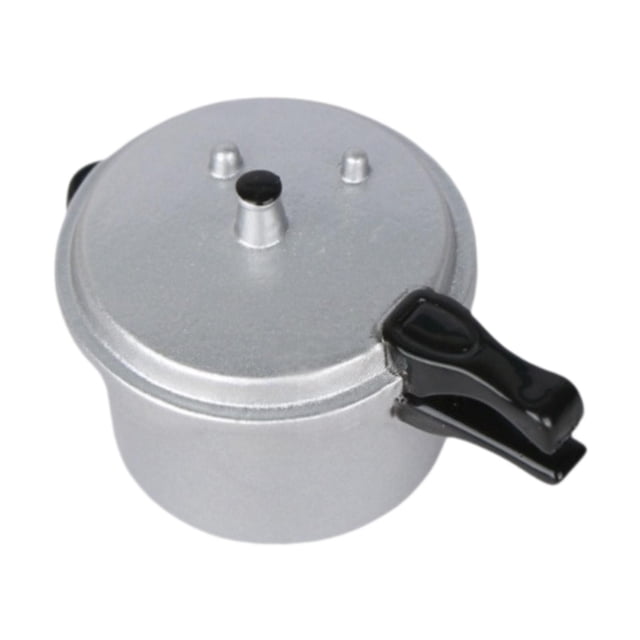 koolsoo Autocuiseur 1/12 Modèle Mobilier de Maison de Poupée pour Maisonnette Style Micro Paysage B