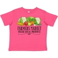 thumbnail image 3 of Inktastic Farmers Market Fresh Local Produce Boys or Girls Toddler T-Shirt, 3 of 5