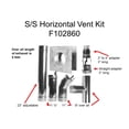 thumbnail image 2 of Mr. Heater Universal 4 Inch Horizontal Vent Kit - Category III, 2 of 8